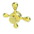 Newport Brass Tank Lever/Faucet Handle in Forever Brass (Pvd) 2-268/01